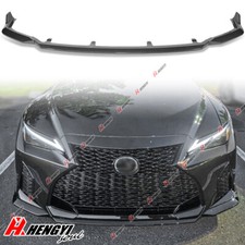 For 2021-2025 Lexus IS350 F-Sport Carbon V-Style Front Bumper Spoiler Lip picture