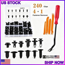 240pcs ✅Car Body Plastic Trim Retainer Fastener Clips Push Pin Fender For dodge/ picture