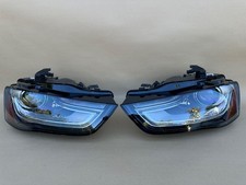 13-16 Audi A4 S4 Allroad Xenon Headlight Assembly W/ Adaptive AFS, Pair Of L & R picture