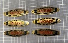 6 Vintage NOS Packard Trippe Safety Light Badges Emblems Auto Car Hot Rod USA picture