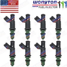 Genuine Siemens OEM Set Of 8 Fuel Injectors For 2000-2002 Lincoln LS 3.9L V8 picture
