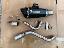 Full Exhaust System Slip-On Muffler On Pipe DB Kill For Honda Grom 125 2013-2026 picture
