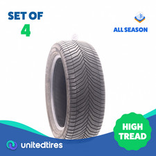 Set of (4) Used 245/50R20 Michelin CrossClimate 2 105V - 9/32 picture