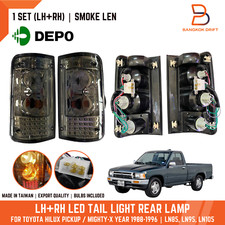 DEPO SMOKE LED TAILLIGHT REAR LAMP FOR TOYOTA PICKUP MK3 88-97 LN85 LN95 LN106 picture