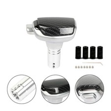 Universal JDM Carbon Fiber Automatic AT Car Gear Stick Shift Knob Lever Shifter picture