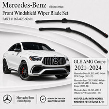 2021-2024 Mercedes-Benz GLE COUPE Front Wiper Blade Set 1678209201 OEM NEW picture