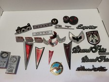 Vintage Pontiac Firebird, Grand Prix, GTO, Fiero GM Badge Emblem Lot For Restore picture