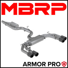 MBRP S46043CF Armor Pro Cat-Back Exhaust System fits 2015-2020 Audi S3 2.0L picture