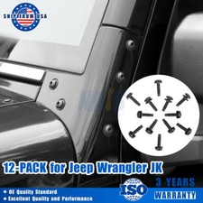 12Pcs A-Pillar Hardtop M8 Torx Screws Bolt 06508953AA For Jeep Wrangler JK 07-17 picture
