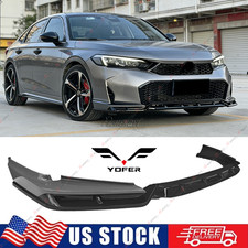 Yofer For Honda Civic 2025-26 Urban Gray Pearl Front Bumper Lip Spoiler Splitter picture