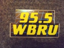 WBRU 95.5 (Providence, RI) bumper sticker  VINTAGE picture