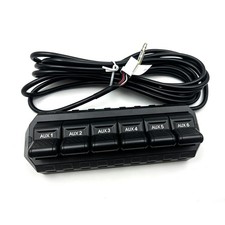 Universal 6 Gang Auxiliary Switch Panel Kit Upfitter Aux Switch For All Vehicles picture