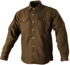 Cortech Rambler Wax Cotton Mens Motorcycle Riding Shirt Brown XL picture
