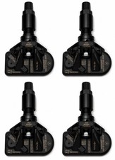 New Set of Four (4) OEM Genuine Mercedes TPMS A0009054104 A0009057205 ☆ ★ Black picture