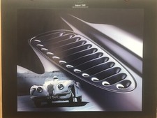 Jaguar XKR Leslie Johnson’s HK 120 In Silverstone 1949 Orig Jaguar Car Poster picture