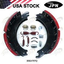 New 4707Q Brake Shoe Box Kit with 2 Lined Brake Shoe & 1 Brake Repair Kit picture