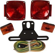 Trailer Lights KIT Utility RV 12V wiring Stop Turn Tail Side Marker picture