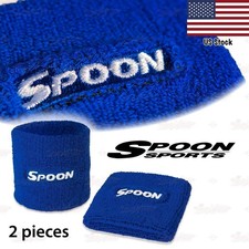 2x SPOON Brake Clutch Reservoir Oil Cap Tank Cover Sock for Acura Honda ILX TLX picture