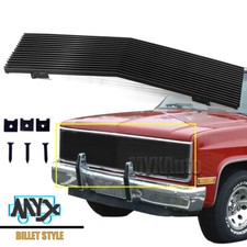 Fits 1981-1987 Chevy GMC Pickup/Suburban/Blazer/Jimmy Black Billet Grille Grill picture