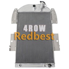 All Alum 4Rows Radiator For 1934 1935 1936 Chevy P/U Standard Truck 3.4L #3436CH picture