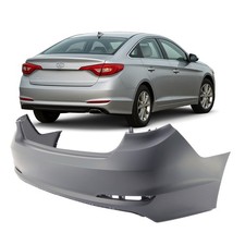 2015-2017 Hyundai Sonata Sedan Primed Rear Bumper Cover HY1100205 86611C2000 picture