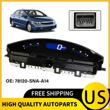 Upper Dash Display Speedometer Gauge Instrument Cluster For 06-11 Honda Civic US picture