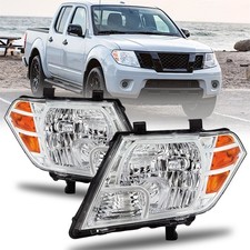Headlights Set For 2009-2021 Nissan Frontier Truck Left & Right Pair Headlamps picture