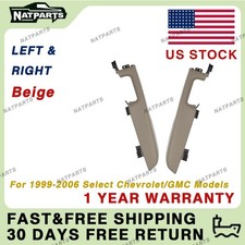 Front Beige Pair Door Armrest Handle for 99-06 Select Chevrolet/GMC Models picture