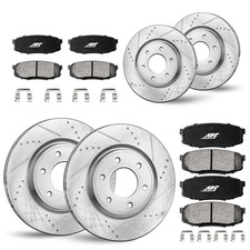 For Toyota 4Runner (10-23), Lexus GX460 (10-22) Full Brake Kit F&R Rotors+Pads picture