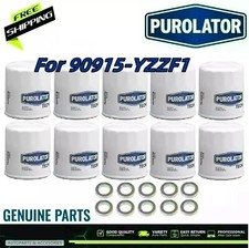 PUROLATOR 90915-YZZF1, Qty 10, For Toyota Oil Filters With Drain Plug Gaskets picture