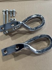 2020-2027 GMC Sierra HD Front Chrome Tow Hooks 84513882 Genuine OEM GM picture