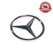 Mercedes-Benz C Class W205 Rear Emblem Gloss Black Star Trunk Lid Badge Logo NEW picture