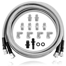 6AN SS Braided Transmission Cooler Lines  70