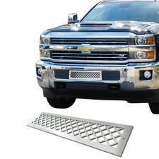 Mirror Finished Bumper Grille Insert Fits 2015-19 Chevy Silverado 2500HD 3500HD picture
