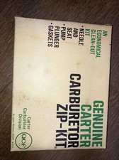 carter carburetor rebuild kit  902-124 NOS picture
