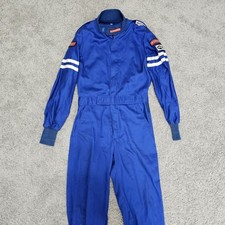 Vintage Pyrotect SFI Certified 3-2A /1 Blue Racing Suit Jumpsuit Mens Size M picture