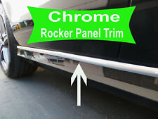 2001-2019 Cadillac Models Chrome SIDE ROCKER PANEL Trim Molding Kit 2PC picture