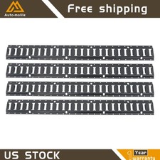 Flexible Multi Purpose For Trailer Trucks Vans 4 Pack 4' E Track Tie Down Rail picture