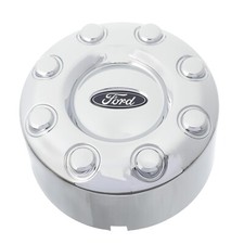 ONE NEW OEM 2017-2025 Ford F-350 Super Duty Chrome Rear Wheel Cover Hub Cap DRW picture