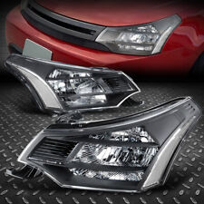 FOR 08-11 FORD FOCUS SEDAN COUPE OE STYLE BLACK HOUSING CLEAR CORNER HEADLIGHTS picture