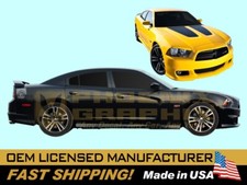 2012 2013 2014 Charger SRT HEMI Super Bee BumbleBee Stripes Hood Decals COMPLETE picture