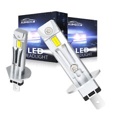 2x H1 LED Headlights Bulbs Conversion Kit High Low Beam 55W 10000K Super White picture