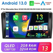 Android 14 For Mercedes Benz ML320 GL500 W164 X164 CarPlay Car GPS Stereo Radio picture