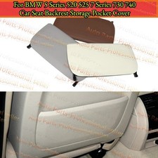 For BMW 5 Series 520 525 7 Series 730 740 Car Seat Backrest Storage Pocket Cover picture