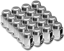 20pcs 14x1.5 Chrome Bulge Acorn Lug Nuts for Charger Challenger Magnum 300 picture