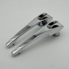 1968-1969 Porsche 911 912 Door Handle Pair Without Locks L&R Chrome Handles picture