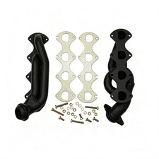 For 2004-08 Ford F150 Fit Black Paint Shorty Headers Primaries Collector CARB EO picture