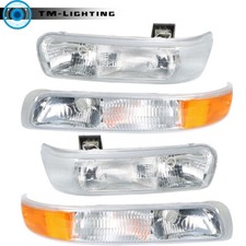 Headlights Assembly Left+Right For 1999 2000-02 Chevy Silverado 2000-2006 Tahoe picture