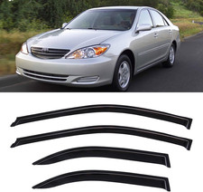 4 Piezas Botaguas Deflectores Lluvia Viseras Ventana para 2002-2006 Toyota Camry picture