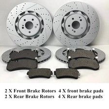 Brake Pads and Rotor Kits Front & Rear For Mercedes Benz S63 & S65 AMG picture